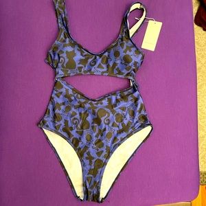 Spooky swim suit size Small